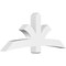 Ekena Millwork Davenport Architectural Grade PVC Gable Bracket, 72"W x 30"H x 6"D x 6"F, 10/12 Pitch GBP072X30X0606DAV00 - alternate 1